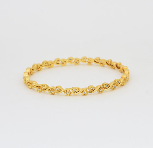 White Influential Two Bangles - Y062068