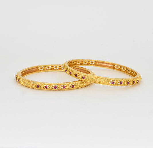 Magenta Lyda Two Bangles - Y062069