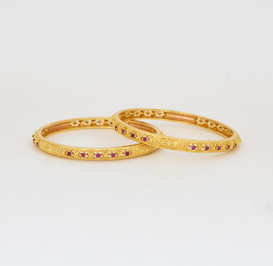 Magenta Lyda Two Bangles - Y062069