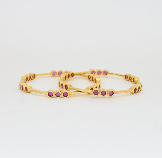 Magenta Zaer Two Bangles - Y022030