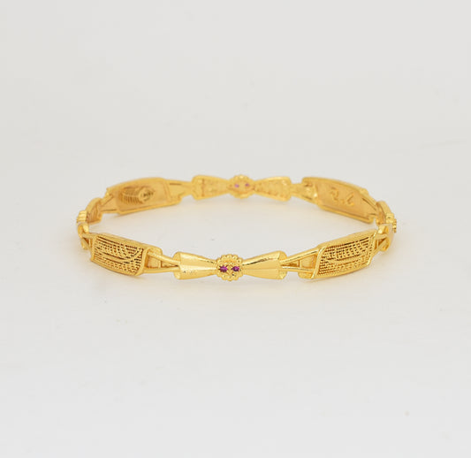 Magenta Edgy Two Bangles - Y022036
