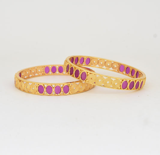 Magenta Nitara Two Bangles - Y062073