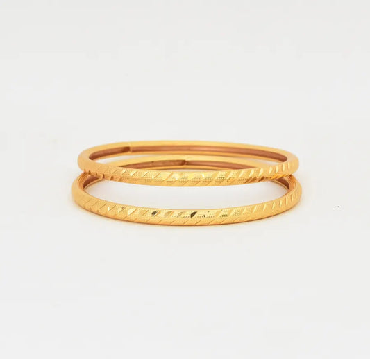 Luxe Two Pipe Bangles - W021715