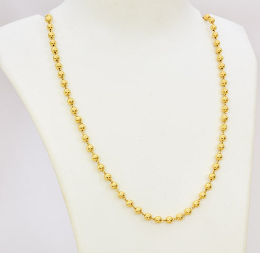 Medium Big Plain Ball Chain 24 inches - T11859