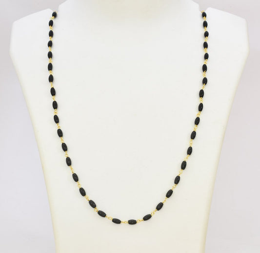 Black Ekta Chain 24 inches - T11856
