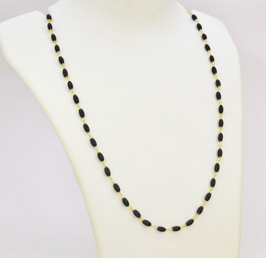 Black Ekta Chain 24 inches - T11856