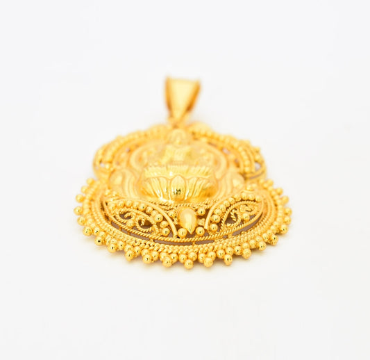 Medium Big Laxmi Locket - S04110