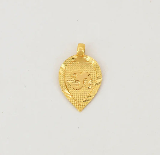 Small Medium Om Thali - W041792