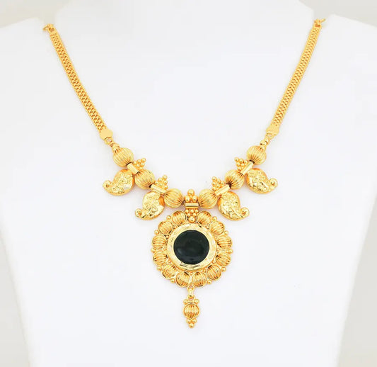 Green Palakka Adele Necklace - W061834