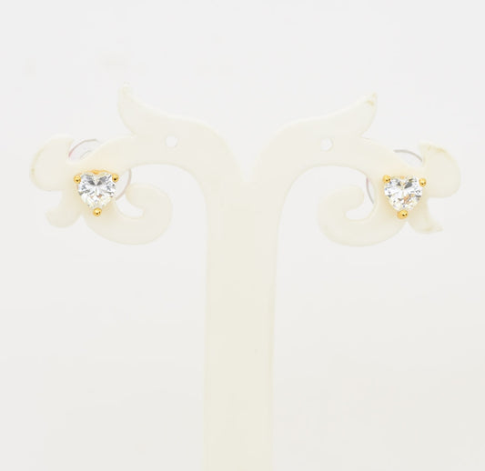White Heart Stud - S07341