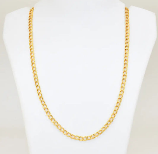 Big Medium Double Curb Link Chain 24 inches - W041769