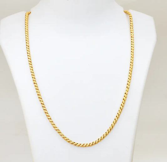 Medium Small Plain S Chain 24 inches - W121946