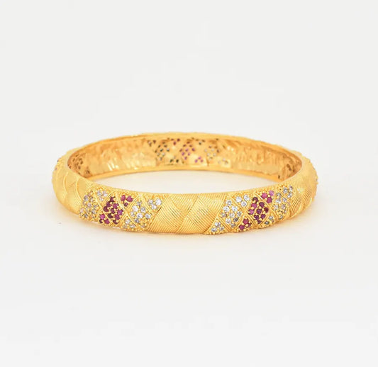 White Magenta Cosima Two Bangles - X021970