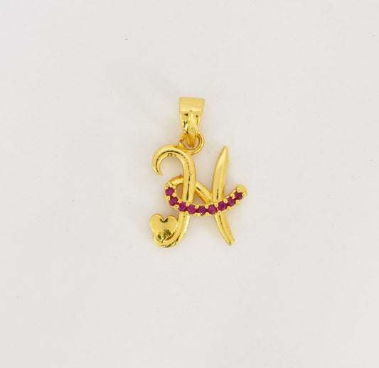 Magenta Hope H Pendant - T06630