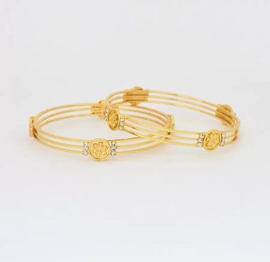 White Elmar Two Bangles - X082000