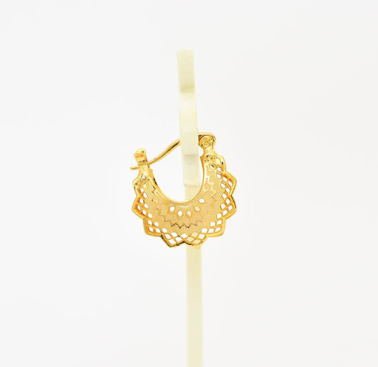 Floweret Hoop Earring - S06250