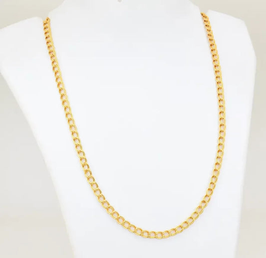 Medium Big Double Curb Link Chain 24 inches - X031984