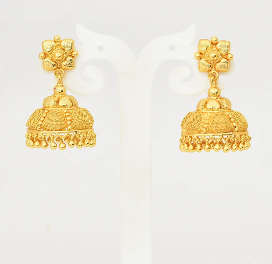 Medium Big Wreath Jhumka - V081635