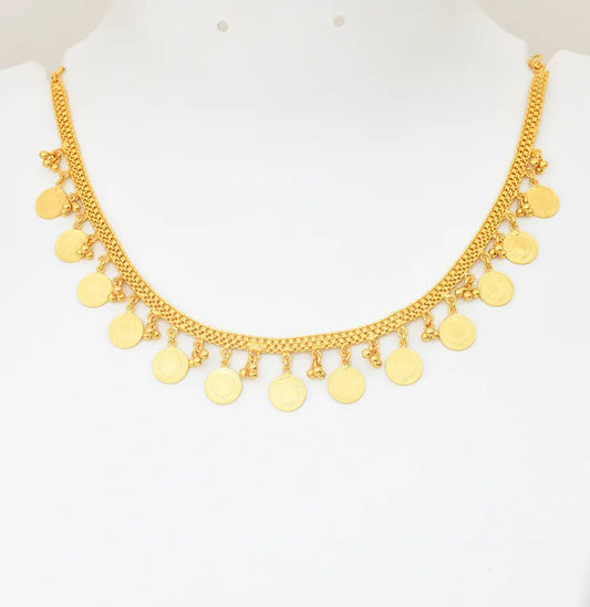 Hanging Kasu Necklace - U101290