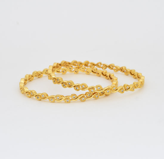 White Influential Two Bangles - Y062068