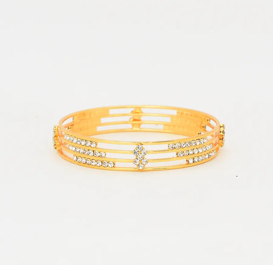 White Avoir Two Bangles - W011709