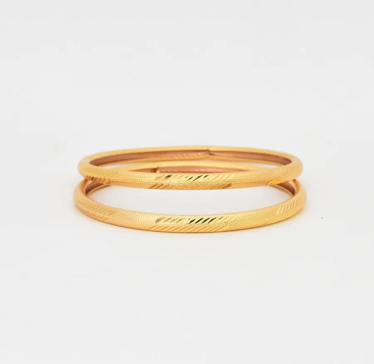 Zayna Two Pipe Bangles - W021714