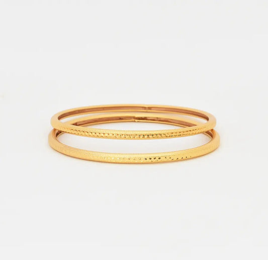 Eclat Two Pipe Bangles - W021716