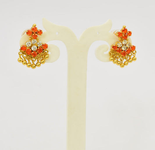 White Orange Chutty Dangler - T09741