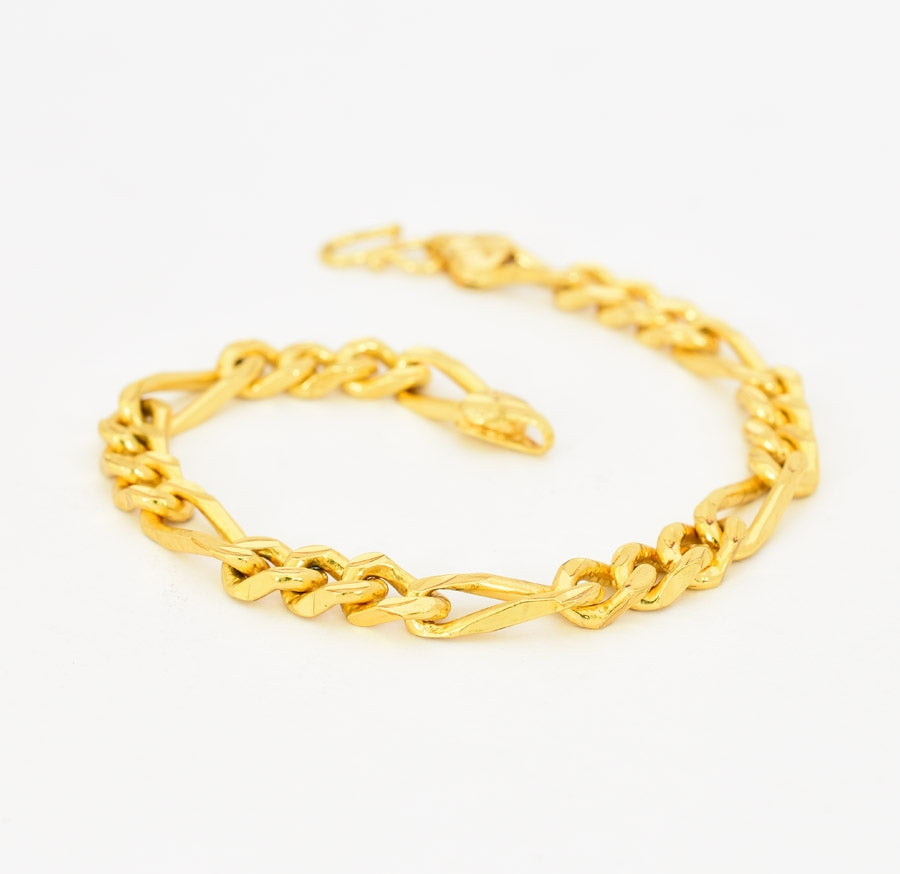 Buy Tirupati Deals Alloy Brass Gold Plated Sachin/Rakhi Bracelet for  Men/Boys at Amazon.in
