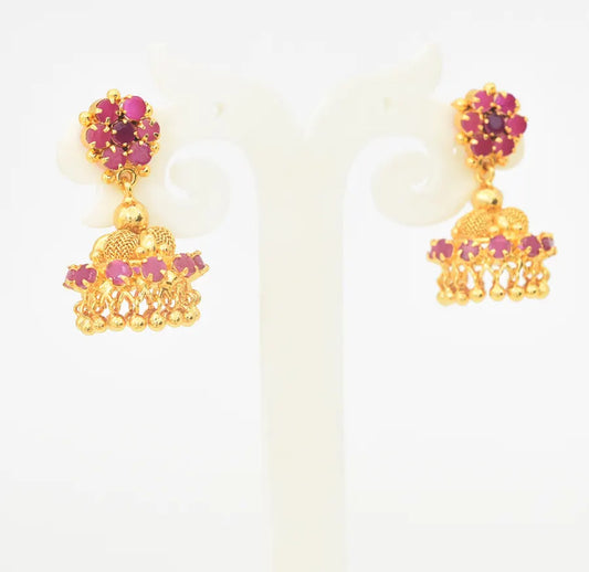 Magenta Krithika Jhumka - U111303