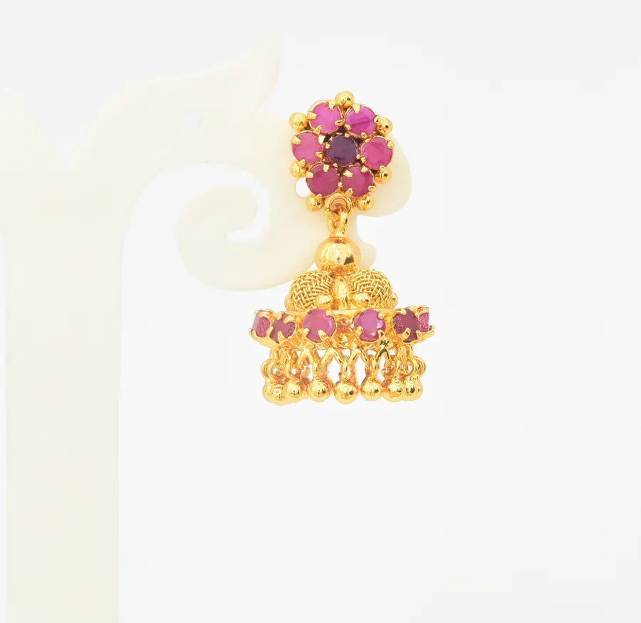 Magenta Krithika Jhumka - U111303