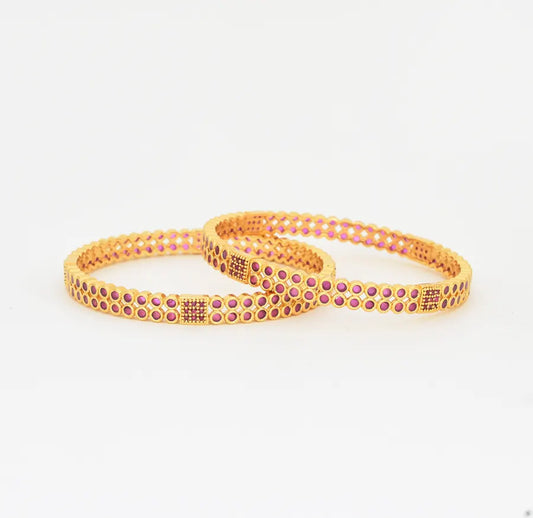 Magenta Zoe Two Bangles - X021972