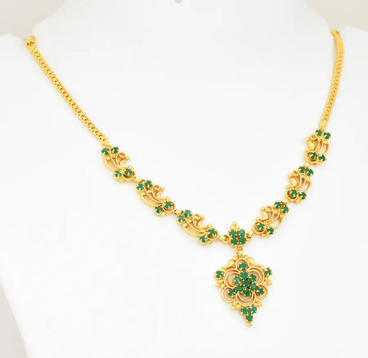 Green Melodius Necklace - V041482