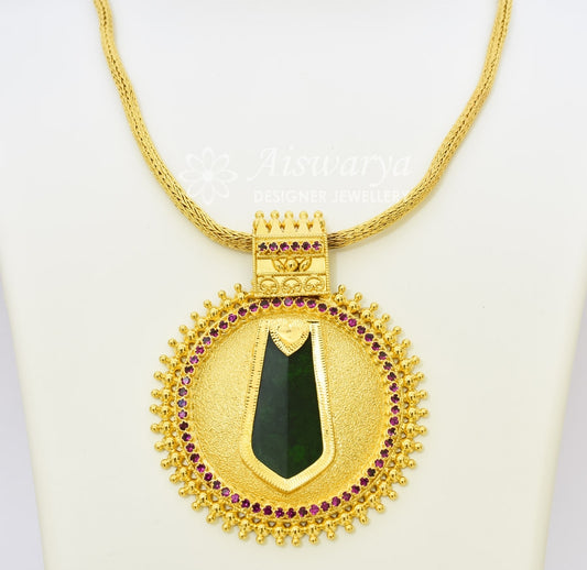 Nagapadam Big Locket With Chain - S0341