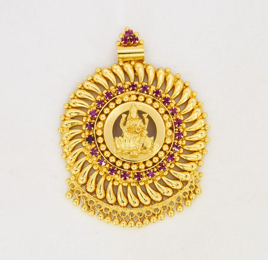 Magenta Lakshmi Designer Pendant - T05624