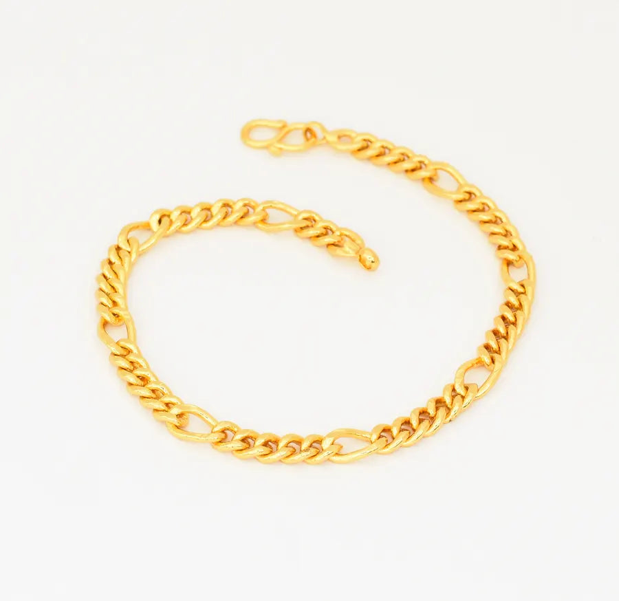 Sydney Evan - Large Yellow Gold Pavé Diamond Link Bracelet