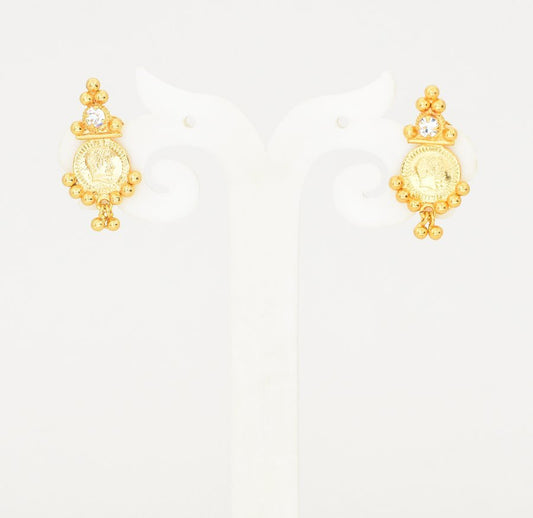 White Lakshmi Kasu Drops - W091889