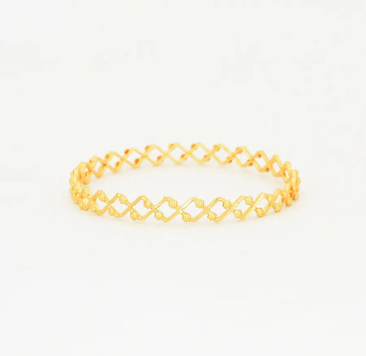 Small Net Two Bangles - W021723