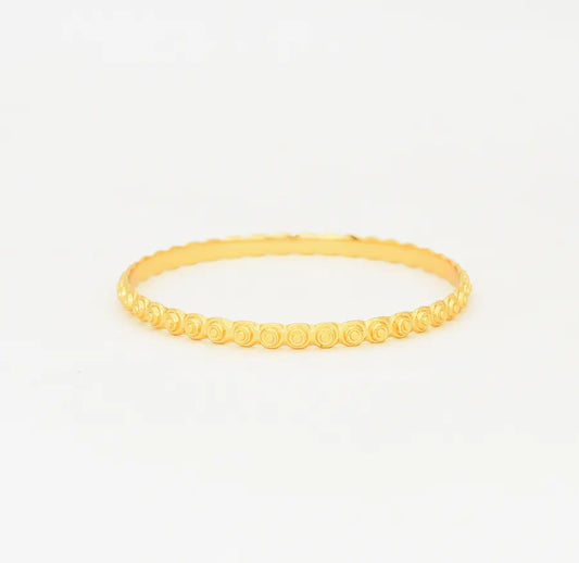 Round Speckly Two Bangles - W021732