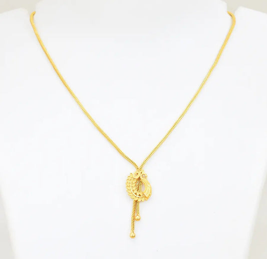 Peafowl Pendant with Chain - W031764