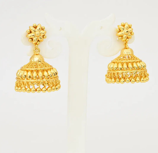 Medium Designer Jasmine Bud Jhumka - U121356