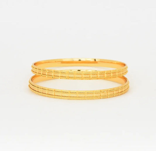 Matte Lillian Two Bangles - W051818
