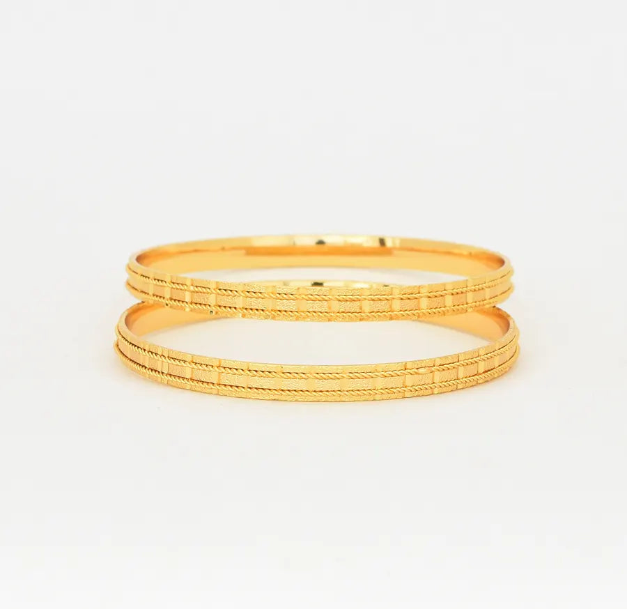 Matte Lillian Two Bangles - W051818