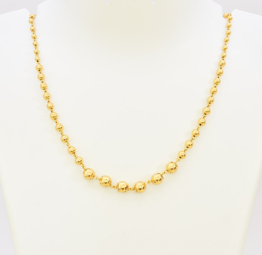 Single Layer Dumbbell Necklace - S07331