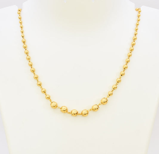 Single Layer Dumbbell Necklace - S07331