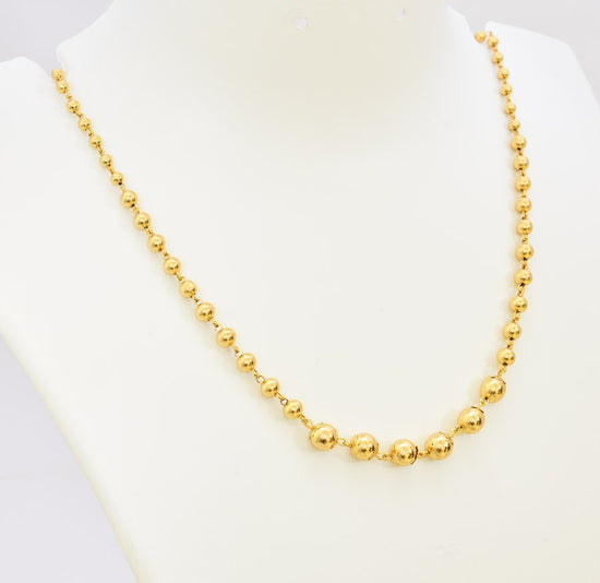 Single Layer Dumbbell Necklace - S07331