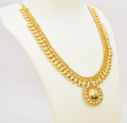 White Coin Laxmi Elegant Necklace - S07314